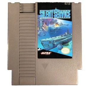 Silent Service Nintendo NES Submarine Simulation Ultra Video Games Classic Retro